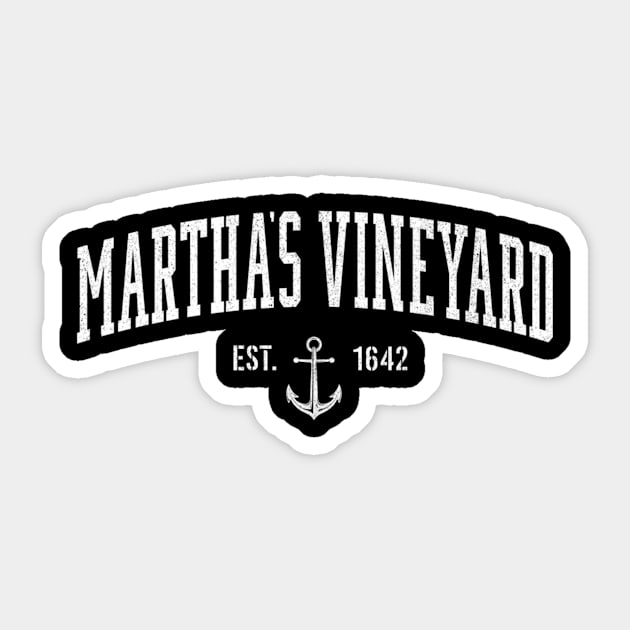 Martha'S Vineyard Massachusetts- Ma Sticker by SnugFarm